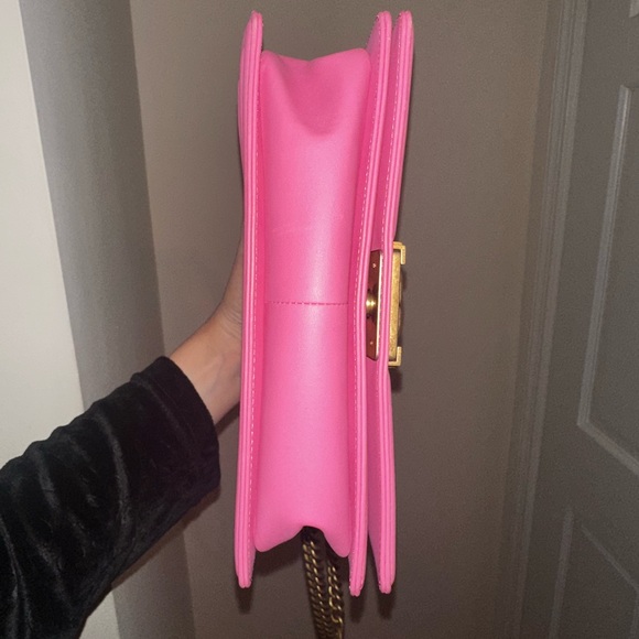 RARE CHANEL BOY PINK BAG - Picture 9 of 10